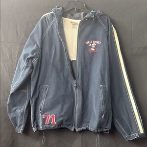 Disney Navy Jacket with Embroidered Details